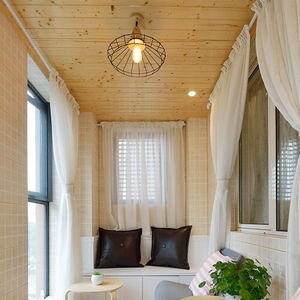 简研实木桑拿板扣板实木阳台吊顶杉木云杉装饰墙裙室内护墙板材隔