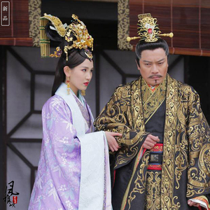 思美人黄晓婉芈月芈八子同款古装汉朝妃子美人演r出服仙女服女汉m