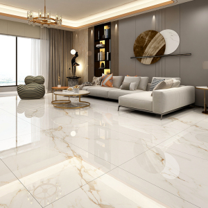 卡拉金瓷砖鱼肚白地板砖客厅阳台通铺连纹大理石地砖750x1500大板