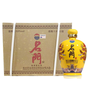 2015年贵州茅台股份 名门酒 盘龙献瑞 53度 酱香型白酒1.5L 单瓶