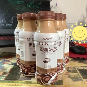 哇哈哈黑糖奶茶娃哈哈黑糖奶茶饮品夏日饮料上夜班喝的茶姓奶新品