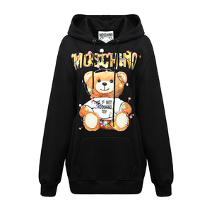 moschino/莫斯奇诺女装彩灯小熊连帽宽松卫衣3xa1799