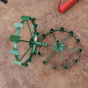 配打小铁轮防滑轮爬行轮农机微耕机轮耕n松土轮套田犁地旋.