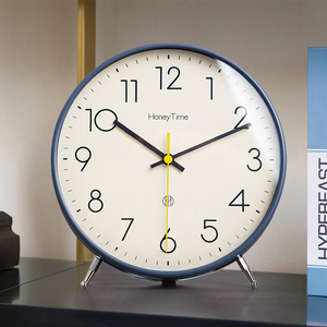 现代简约座钟客厅家用时钟摆台式大尺寸台钟钟表摆放立式时尚坐钟