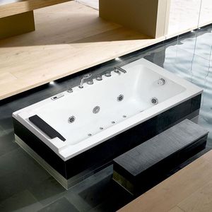 inax日本伊奈亚克力浴缸嵌入式带支架冲浪按摩1.4米1.5米1.6米1.