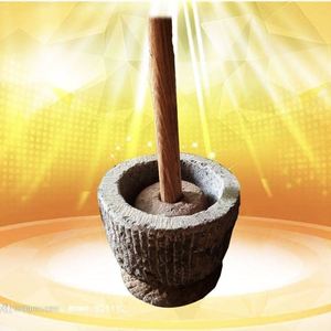打糍粑大石臼工具神器捣碎器家用手打年糕的农村老式石头糯米石头