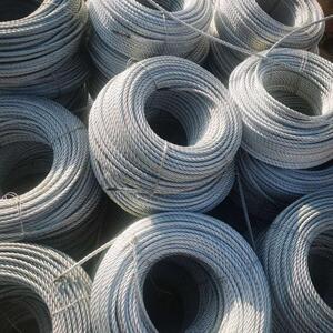 高空建筑热镀锌电动吊篮专用钢丝绳8.3-9.1外墙施工法尔胜钢丝绳