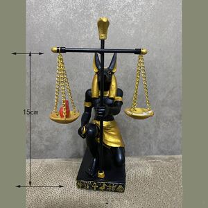 月光骑士之阿努比斯审判古埃及神秘法官神话天平秤摆件树脂工艺品