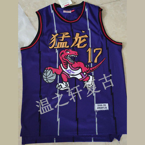 猛龙中文篮球服伦纳德科怀莱昂纳德2号卡特15麦迪1林书豪复古球衣