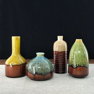 德化窑变陶瓷花瓶工艺品简约创意家居摆件饰品地中海欧式简约新品