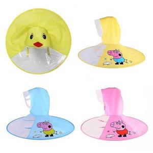 同款小黄鸭雨衣儿童雨伞雨衣雨帽伞帽钓伞蘑菇伞斗笠飞碟帽伞