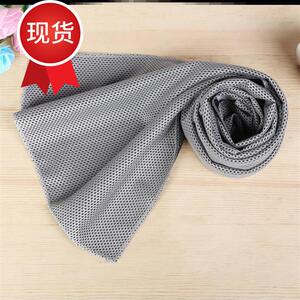 凉感毛巾健身夏天】夏季男防暑透气速冷跑步神器【m冷感冰凉吸汗