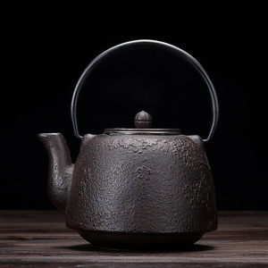 铁壶铸铁茶壶无涂层日本烧水日式茶具手工煮茶烧水煮水壶围炉生铁