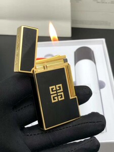 纪梵希打火机givenchy商务防风朗声充气火机侧滑家用生日礼物送男