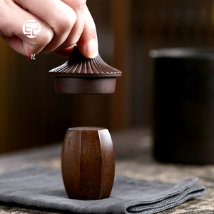 手工复古八角铜盖置创意紫砂壶铁壶盖托茶置功夫茶道茶具镇纸摆件