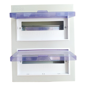 强电暗装照明箱pz30-24回路双排12位箱家用配电箱双层空开盒