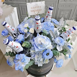 创意花束1664啤酒成品网红礼盒送男友南京杭州鲜花速递同城配送店