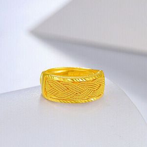 老庙黄金戒指男戒