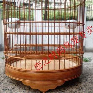 新广笼竹笼小鸟笼子竹笼绣眼鸟笼子金青南笼白燕老竹笼子