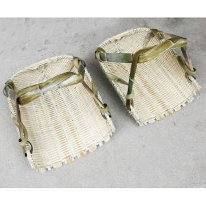 竹粪箕竹编织簸箕漏筛竹篮挑东西竹制品工地挑泥土挑砖挑沙挑水泥