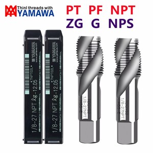 进口YAMAWA管用螺旋丝攻NPT1/8-28G3/4  G3/8G1/2-14锥管螺纹丝锥