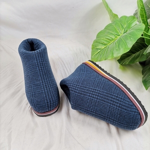 手工棉鞋半成品全套手工制作材料棉鞋帮鞋面布料编织棉拖鞋自己做