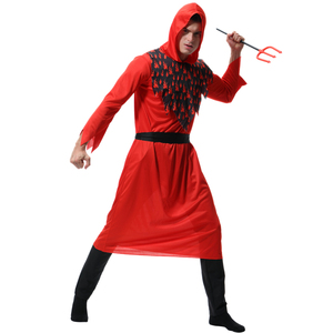 万圣节cosplay派服装成人男火焰男派对舞会演出服