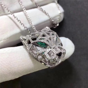 卡地亚项链男士豹头