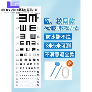 视力表新E版国际标准挂图标准双E字成人儿童视力表卡通近视测试图