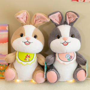 可爱龅牙兔公仔小兔子毛绒玩具兔兔玩偶女孩床上陪睡觉抱枕布娃娃