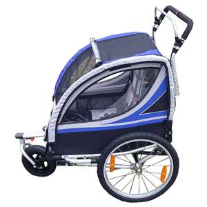 厂家自行车拖车载人旅行骑行减震手推车后挂式轻便车载车挂驮包双