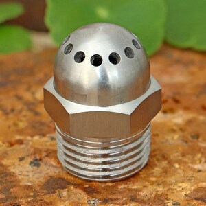 不锈钢圆头多孔爆丝喷头2/4分外炸造景洒水压溉r罐体清洗高灌喷嘴