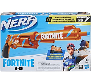 nerf堡垒之夜僵牛发射器男孩软弹玩具手动转轮后置击锤发射方式男