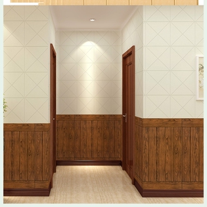 2019房间装修墙板墙壁pc贴板自粘板3d立体粘旧房子墙面翻新墙贴