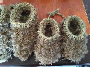 3纯手工冬季草鞋,芦花鞋,芦花靴老人情怀鞋居家鞋户外田园风