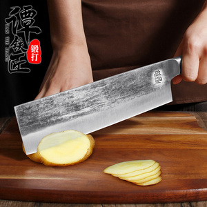 谭铁匠片鸭刀烧鸭刀专用烧腊酒店厨师专业片皮超薄锋利切片小菜刀