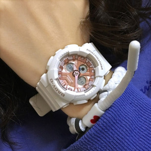 卡西欧手表粉色