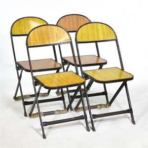 老上海怀旧文革古董单人钢管折叠椅家具老式折叠椅子 凳子 各种色