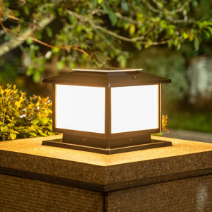 简约太阳能户外花园别墅防水庭院子照明灯室外围墙大门门垛柱头灯