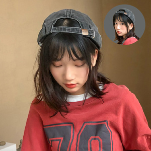 瓜皮帽女复古帅气百搭薄款春夏季雅痞显脸小酷女孩帽子无檐地主帽