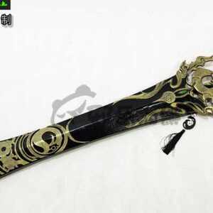 邪恶猫熊剑网三纯阳100级大橙武太虚剑意cosplay实木道具可背.