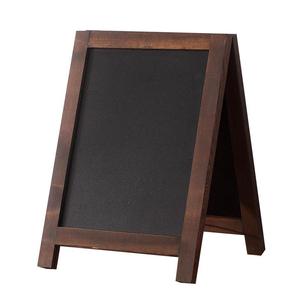 黑板备忘录工作字板立式支架桌面留言记事店铺实木餐厅吧台广告牌