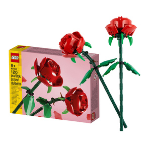 乐高积木玩具40460玫瑰花束创意生日礼物情人女神节女男生小礼品