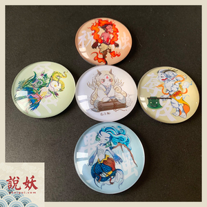 【纪妖原创】白小知率四季神冰箱贴磁贴个性创意礼物