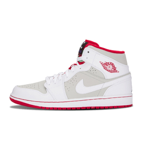 小钢炮 air jordan 1 mid hare aj1 兔八哥 乔1白红 719551-123