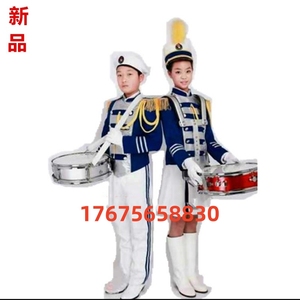 新款鼓号队服装少儿升旗手服装儿童仪仗队服管乐队服少先队鼓手服