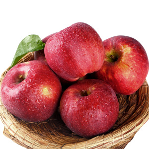 礼县苹果花牛红元帅苹果大果8.5斤新鲜彩箱包邮