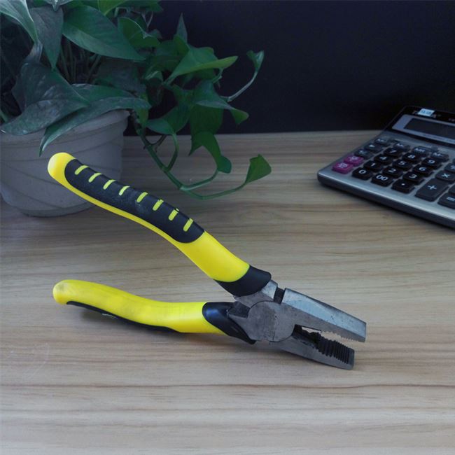 力玮特 老虎钳 尖嘴钳 钢丝钳子五金工具多功能钳子8寸省力钢丝