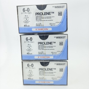 强生6-0角针聚丙烯不可吸收缝合线prolene普理灵w8003t