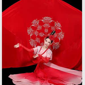 红艳凝香舞蹈服古典舞蹈服女仙气桃李杯舞蹈剧目红艳凝香服装开场